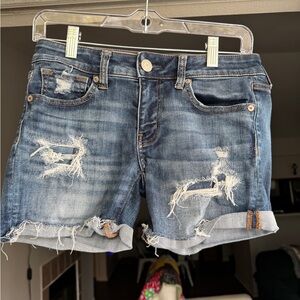 American Eagle Distressed Denim Women Shorts